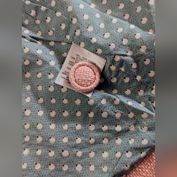 Anthropologie Electric Love Light Textured Petal Jacket in Pink Size US 2 - Picture 12 of 16